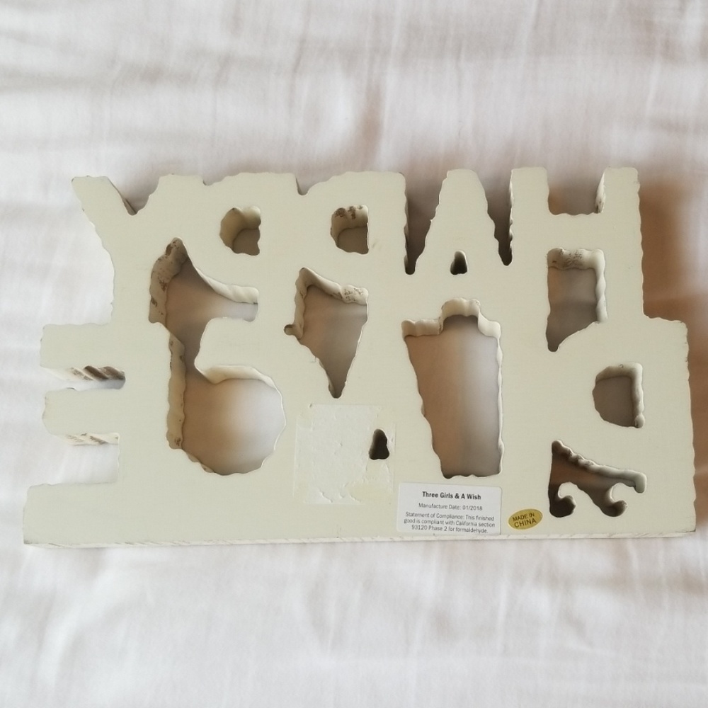 Wooden decor sign - Picture 2 of 3